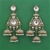 Indo Western Jhumki with Mehndi Plating