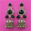 Indo Western Jhumki with Mehndi Plating
