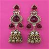 Indo Western Jhumki with Mehndi Plating