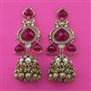Indo Western Jhumki with Mehndi Plating