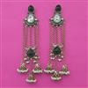 Indo Western Meenakari Earring with Mehndi Plating