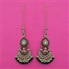 Indo Western Birds Earring with Mehndi Plating