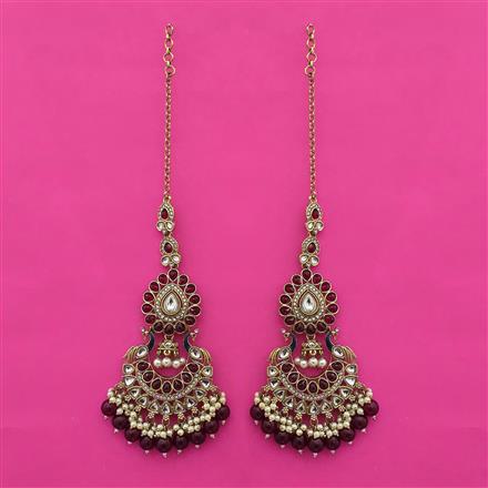Indo Western Birds Earring with Mehndi Plating