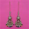 Indo Western Birds Earring with Mehndi Plating