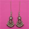 Indo Western Birds Earring with Mehndi Plating
