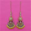 Indo Western Birds Earring with Mehndi Plating