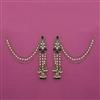 Indo Western Meenakari Earring with Mehndi Plating