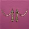 Indo Western Meenakari Earring with Mehndi Plating