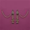 Indo Western Meenakari Earring with Mehndi Plating