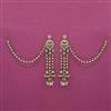 Indo Western Meenakari Earring with Mehndi Plating