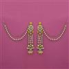 Indo Western Meenakari Earring with Mehndi Plating