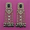 Indo Western Pearl Earring with Mehndi Plating