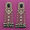 Indo Western Pearl Earring with Mehndi Plating