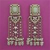 Indo Western Pearl Earring with Mehndi Plating
