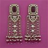 Indo Western Pearl Earring with Mehndi Plating