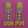 Indo Western Pearl Earring with Mehndi Plating