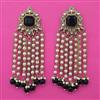Indo Western Pearl Earring with Mehndi Plating