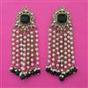 Indo Western Pearl Earring with Mehndi Plating