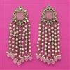 Indo Western Pearl Earring with Mehndi Plating