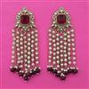 Indo Western Pearl Earring with Mehndi Plating