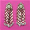 Indo Western Pearl Earring with Mehndi Plating