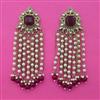 Indo Western Pearl Earring with Mehndi Plating