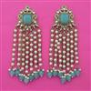 Indo Western Pearl Earring with Mehndi Plating