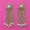 Indo Western Pearl Earring with Mehndi Plating