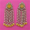 Indo Western Pearl Earring with Mehndi Plating