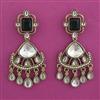 Indo Western Classic Earring with Mehndi Plating