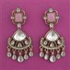 Indo Western Classic Earring with Mehndi Plating