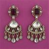 Indo Western Classic Earring with Mehndi Plating