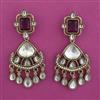 Indo Western Classic Earring with Mehndi Plating