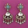 Indo Western Classic Earring with Mehndi Plating