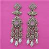 Indo Western Pearl Earring with Mehndi Plating