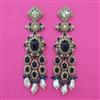 Indo Western Pearl Earring with Mehndi Plating