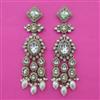 Indo Western Pearl Earring with Mehndi Plating
