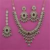 Indo Western Classic Necklace with Mehndi Plating