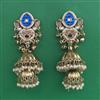 Indo Western Jhumki with Mehndi Plating