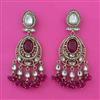 Indo Western Long Earring with Mehndi Plating