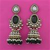 Indo Western Pearl Earring with Mehndi Plating