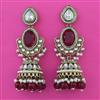 Indo Western Pearl Earring with Mehndi Plating