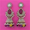 Indo Western Pearl Earring with Mehndi Plating