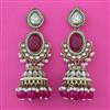 Indo Western Pearl Earring with Mehndi Plating
