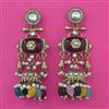 Indo Western Jhumki with Mehndi Plating