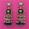 Indo Western Jhumki with Mehndi Plating