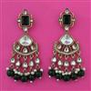 Indo Western Pearl Earring with Mehndi Plating