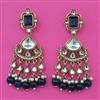 Indo Western Pearl Earring with Mehndi Plating