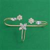 Indo Western Plam Cuffring with Rhodium Plating Gold Plating Mehndi Plating