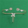 Indo Western Plam Cuffring with Rhodium Plating Gold Plating Mehndi Plating
